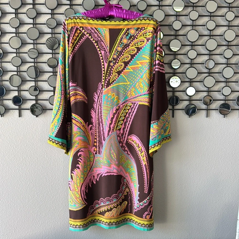 Boho  Paisley Print Dress - Picture 3 of 8